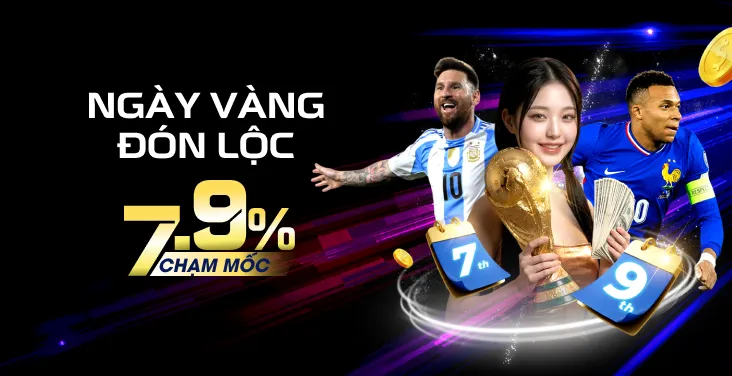 Ngày Vàng Đón Lộc – Nạp Nhận Thưởng 7.9%